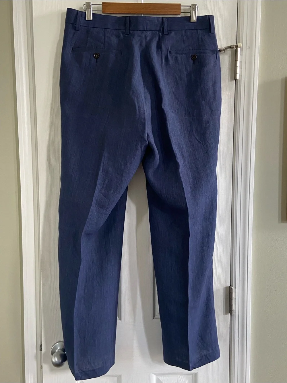 Orvis 100% Linen Men’s Pants Navy Size 34x31